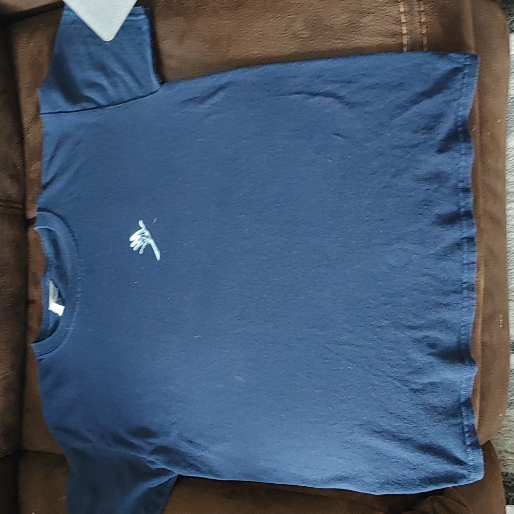 Gildan heavy cotton grandpa+granddaughter shirt blue and gray small youth